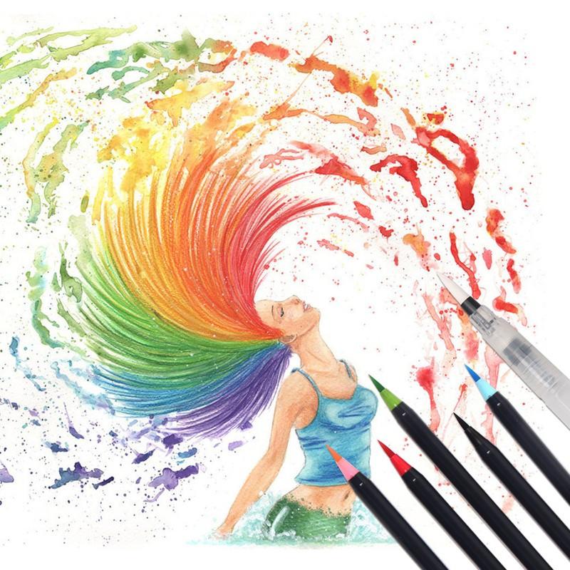 Monet - Watercolor Brush Pens (20 Piece Set) | Bowlift