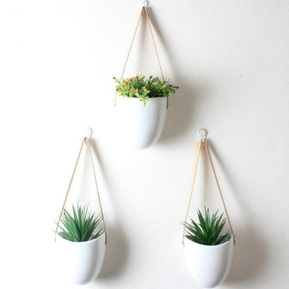 Ceramic Flower Pots Bag Shape | Elegant Plant Stands | Home & Garden Decor