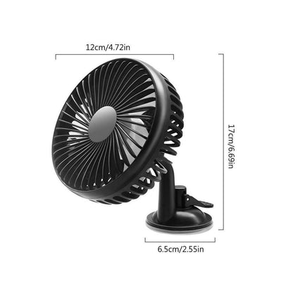 Adjustable Wind Cooling Car Fan | Karnz