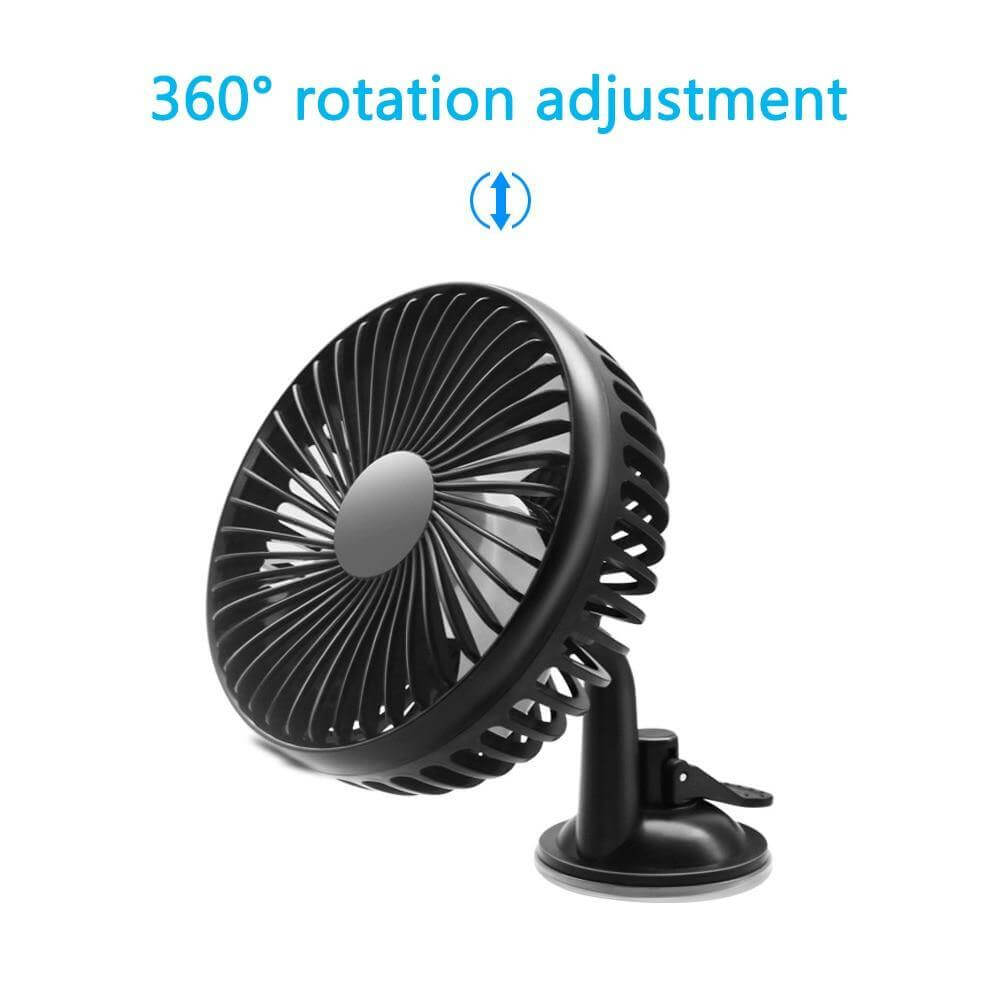 Adjustable Wind Cooling Car Fan | Karnz