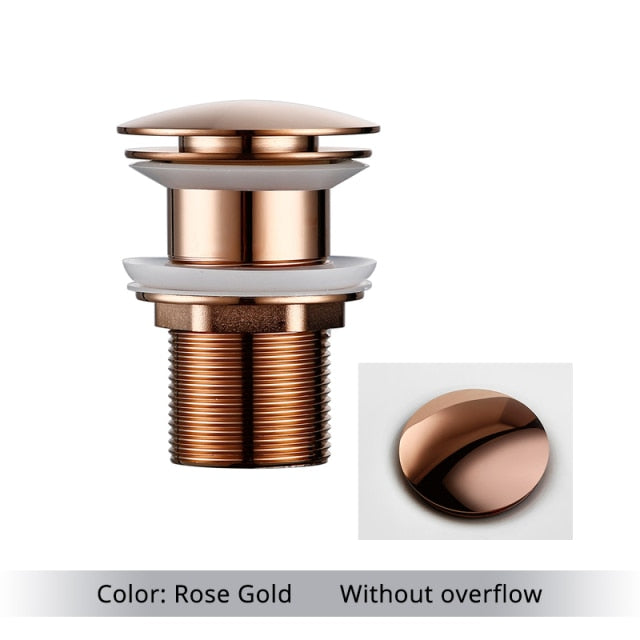 Skanto | Polished Brass Bathroom Sink Drain