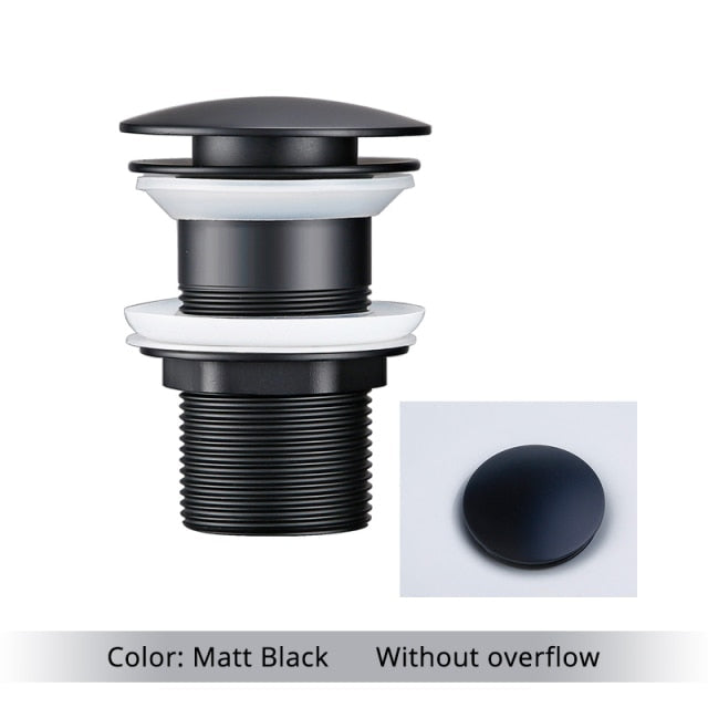 Skanto | Polished Brass Bathroom Sink Drain