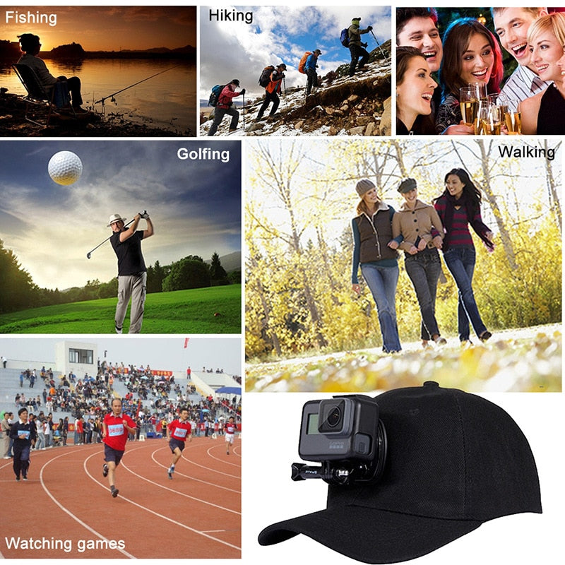 Adjustable Action Camera Hat | Bowlift