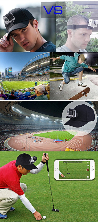 Adjustable Action Camera Hat | Bowlift