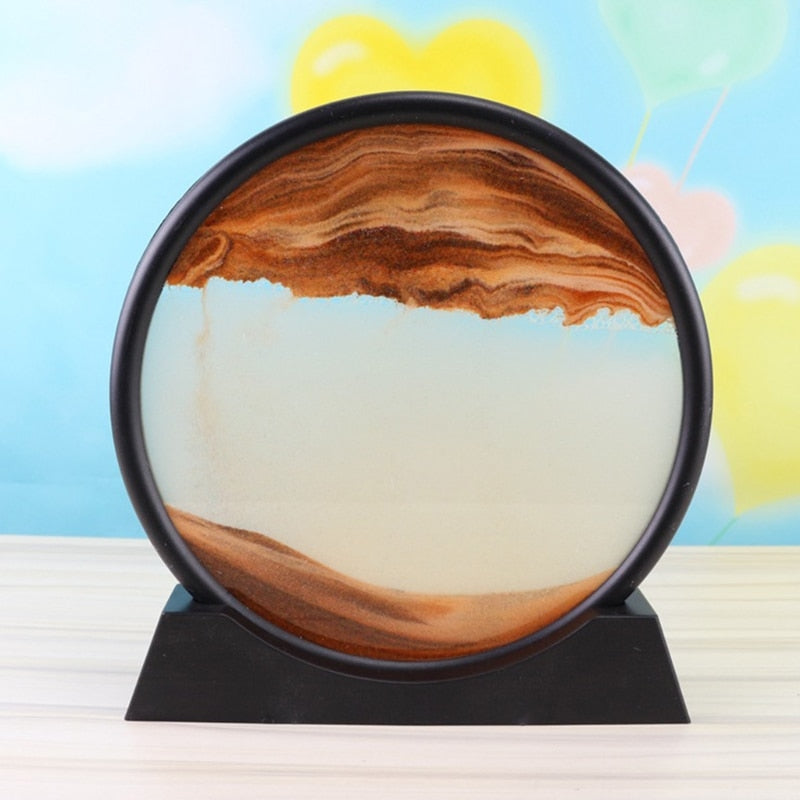 3D Landscape Relaxing Flowing Sand Decoration | Bowlift