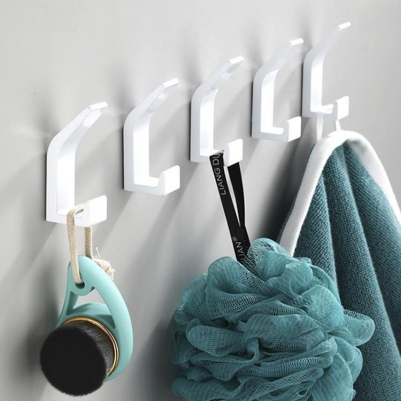 Kalsten | Aviro Aluminum Wall Hooks Black/White - Modern Decorative Coat Hooks