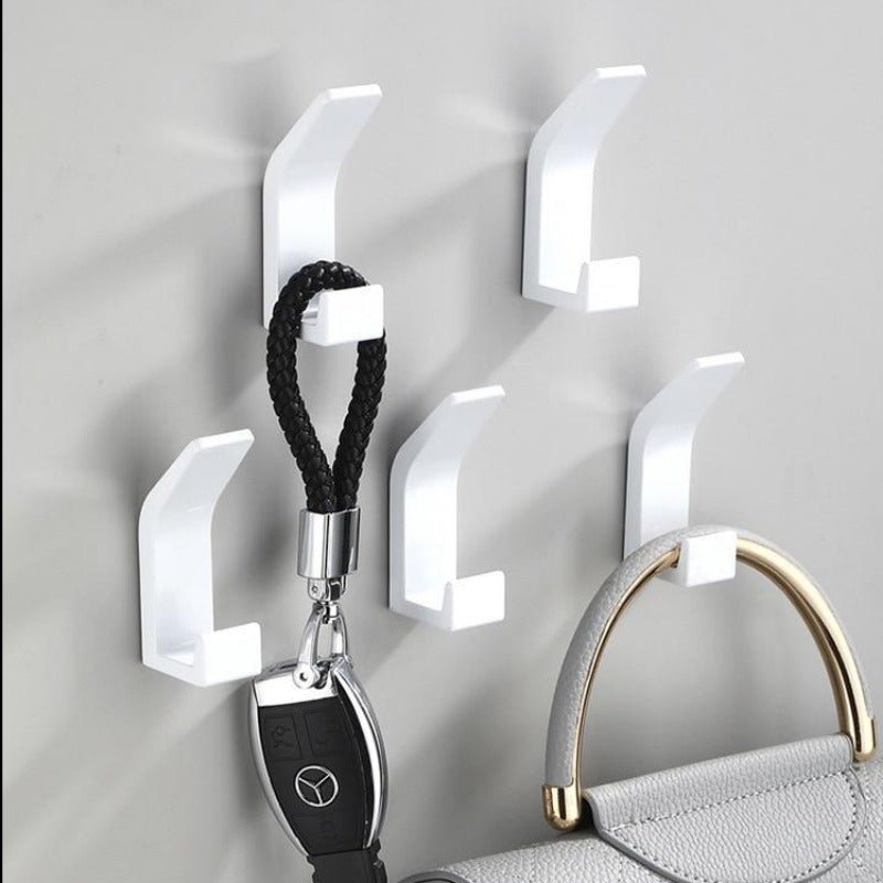 Kalsten | Aviro Aluminum Wall Hooks Black/White - Modern Decorative Coat Hooks