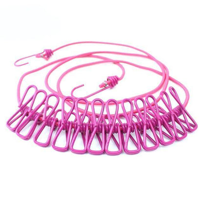 Portable simple dry windproof travel camping drying rope | Karnz