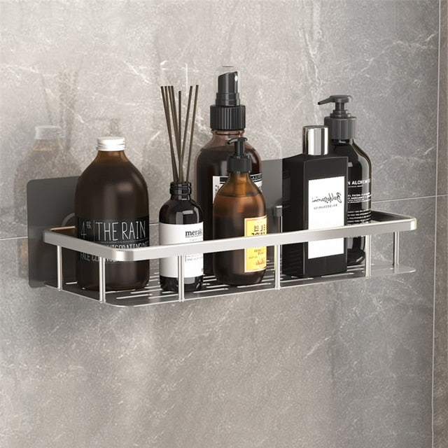 Brehn | Metal Suction Cup Bathroom Shelves
