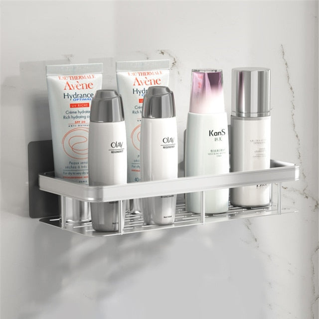 Brehn | Metal Suction Cup Bathroom Shelves
