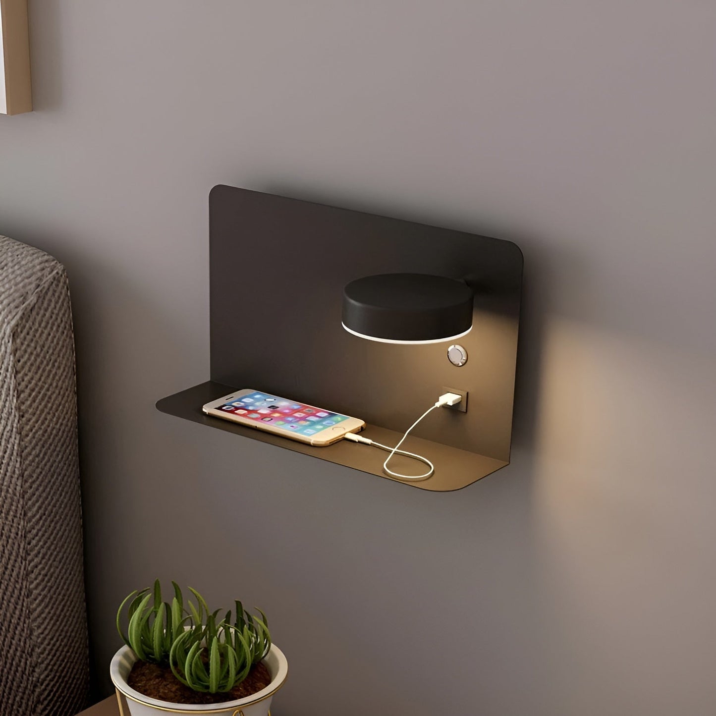 Skanto | Wall Lamp – Rechargeable Elegance with USB LED Lighting for a Luxurious Atmosphere