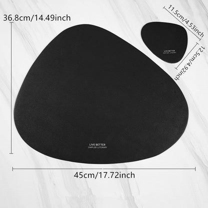4 Color Triangle Placemat Set | Skanto