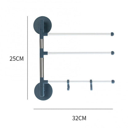 BowLift | Wall-Mounted Rotating Multi-Layer Towel Rack