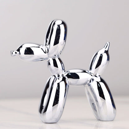 Nordic Resin Balloon Dog Figurines | Bowlift