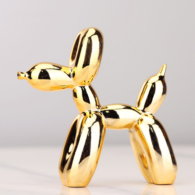 Nordic Resin Balloon Dog Figurines | Bowlift
