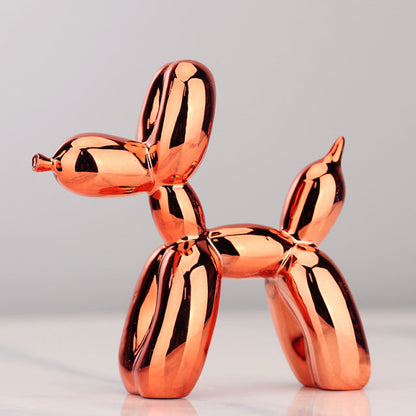 Nordic Resin Balloon Dog Figurines | Bowlift