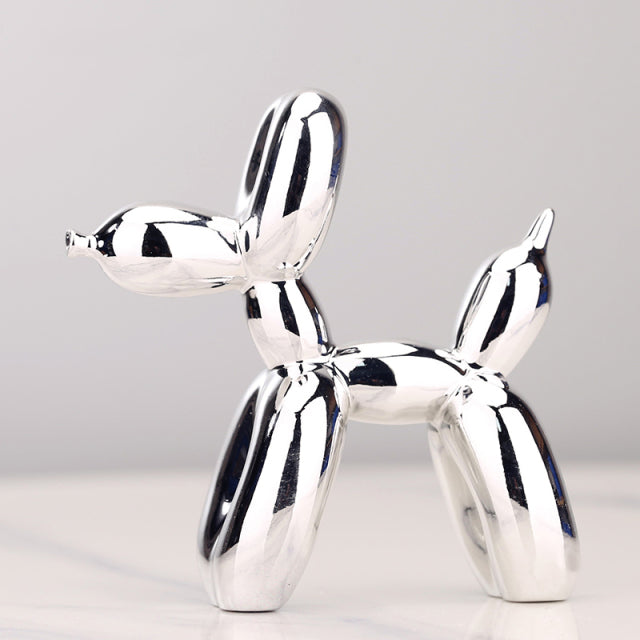Nordic Resin Balloon Dog Figurines | Bowlift