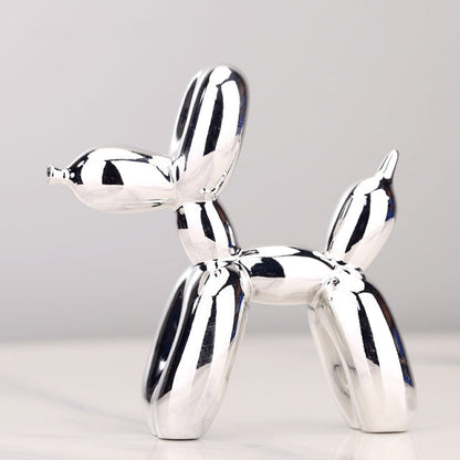 Nordic Resin Balloon Dog Figurines | Bowlift