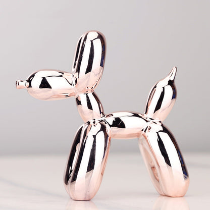 Nordic Resin Balloon Dog Figurines | Bowlift