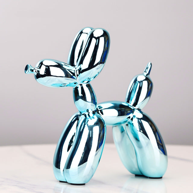 Nordic Resin Balloon Dog Figurines | Bowlift