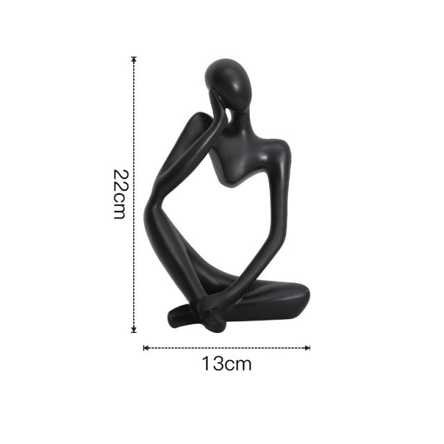Frendorf | Nordic Abstract Unique Thinker Figurine Home Decor