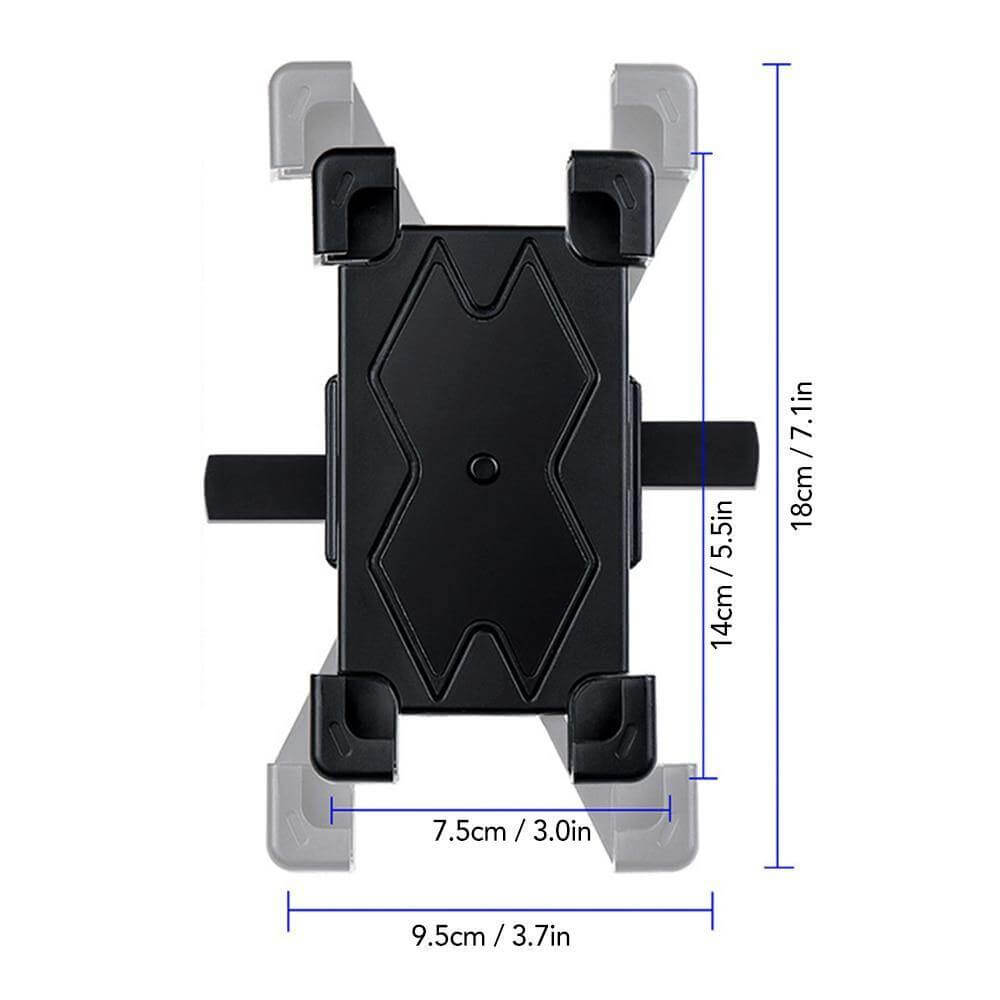 Adjustable 360 Automatic Bicycle Phone Holder | Karnz