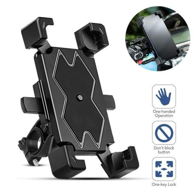 Adjustable 360 Automatic Bicycle Phone Holder | Karnz