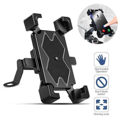 Adjustable 360 Automatic Bicycle Phone Holder | Karnz