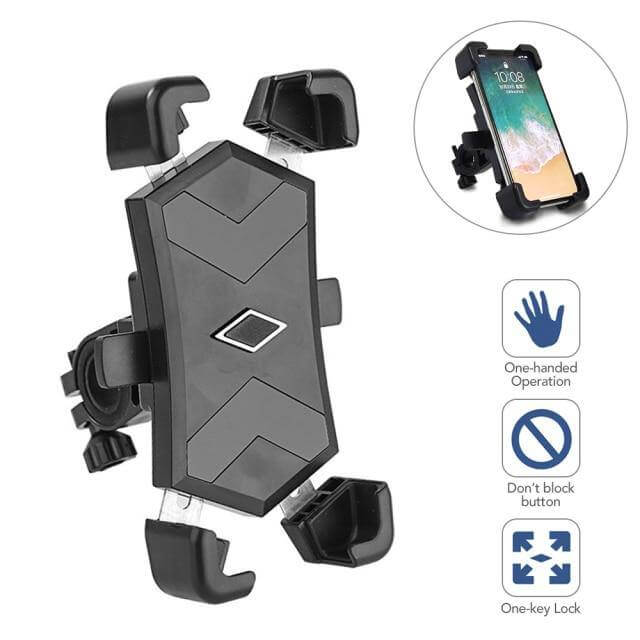 Adjustable 360 Automatic Bicycle Phone Holder | Karnz