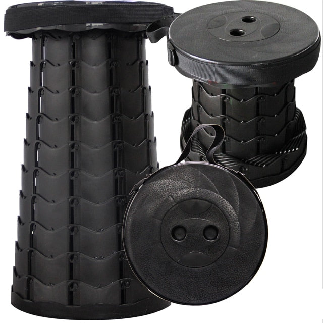 Foldable Retractable Travel Hiking Stool | Bowlift