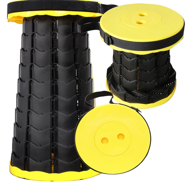 Foldable Retractable Travel Hiking Stool | Bowlift