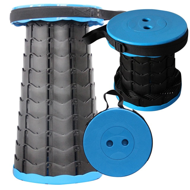 Foldable Retractable Travel Hiking Stool | Bowlift