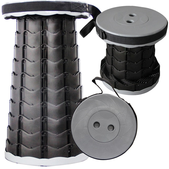 Foldable Retractable Travel Hiking Stool | Bowlift