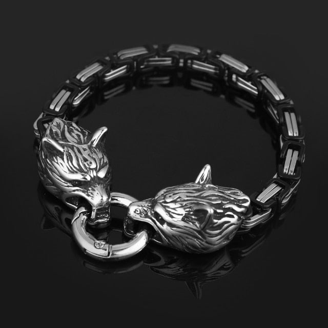 BowLift | Nordic Vikings Wolf Men Bracelet