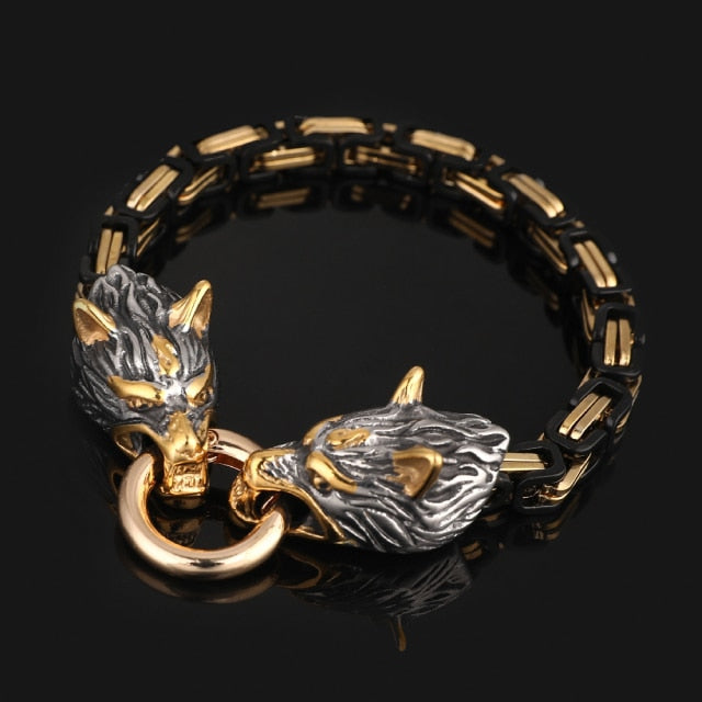 BowLift | Nordic Vikings Wolf Men Bracelet
