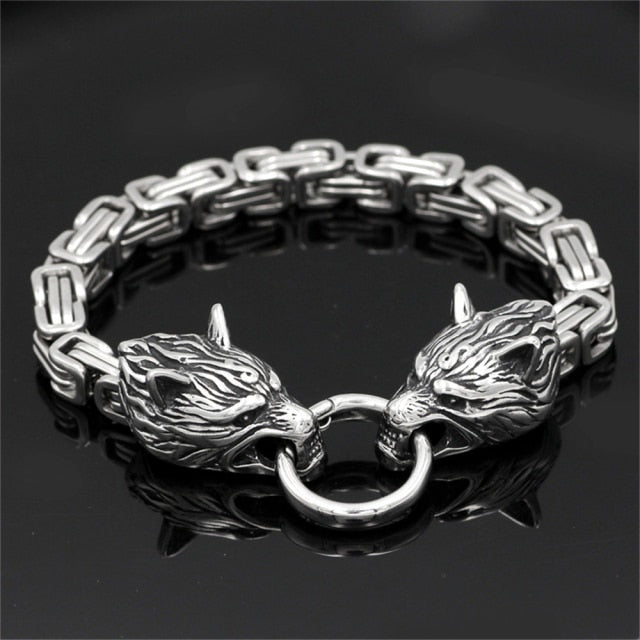 BowLift | Nordic Vikings Wolf Men Bracelet