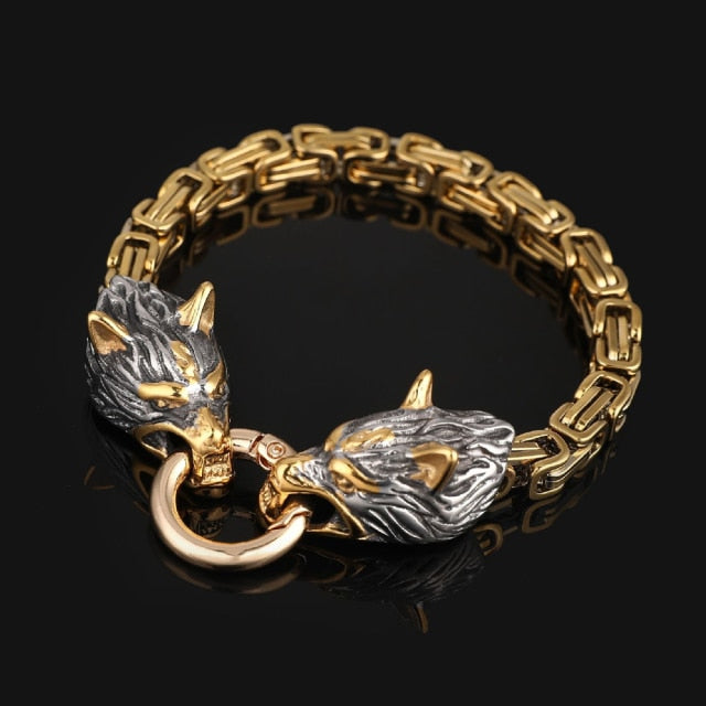 BowLift | Nordic Vikings Wolf Men Bracelet