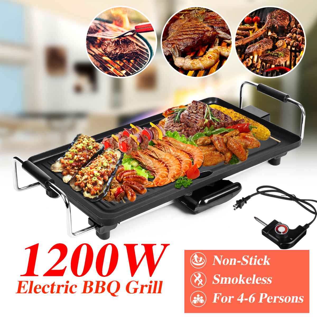 BowLift | Non-Stick Electric Smokeless Indoor Grill