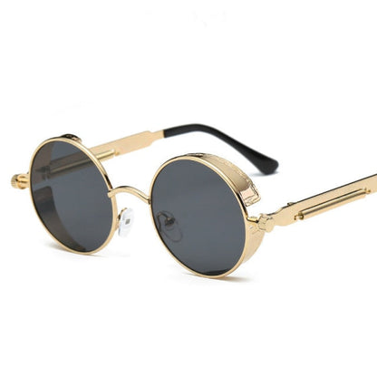 Creative Round Retro Metal Sunglasses | Karnz