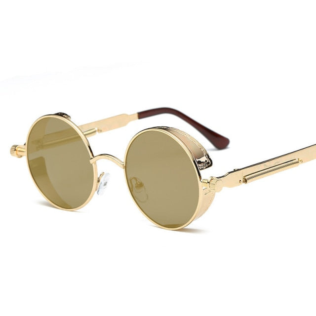 Creative Round Retro Metal Sunglasses | Karnz