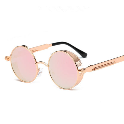 Creative Round Retro Metal Sunglasses | Karnz