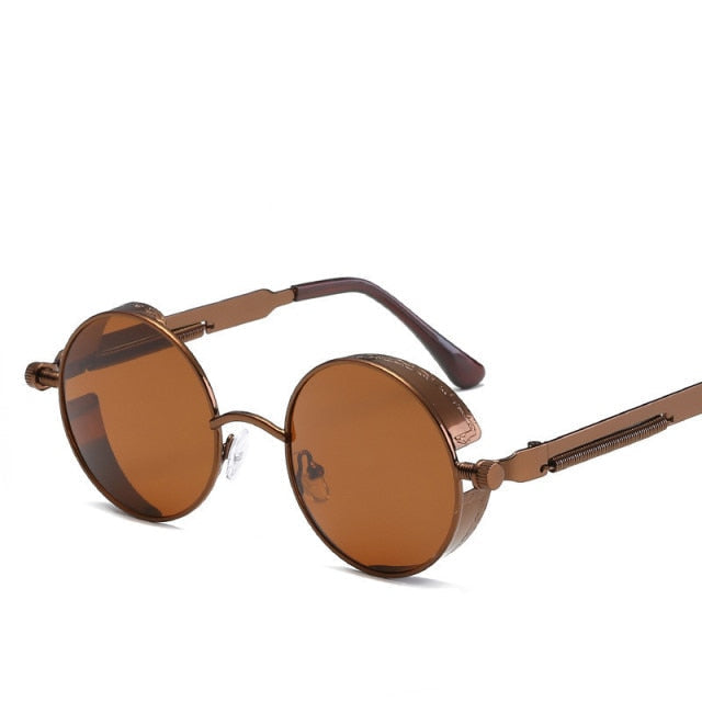 Creative Round Retro Metal Sunglasses | Karnz