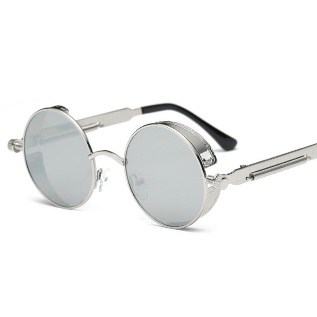 Creative Round Retro Metal Sunglasses | Karnz