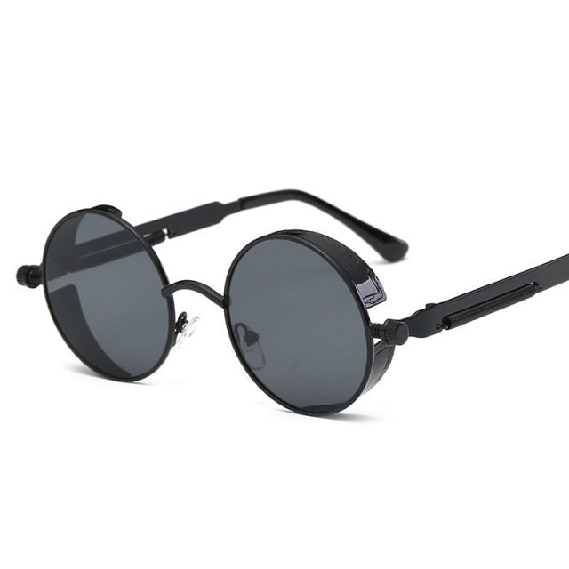 Creative Round Retro Metal Sunglasses | Karnz
