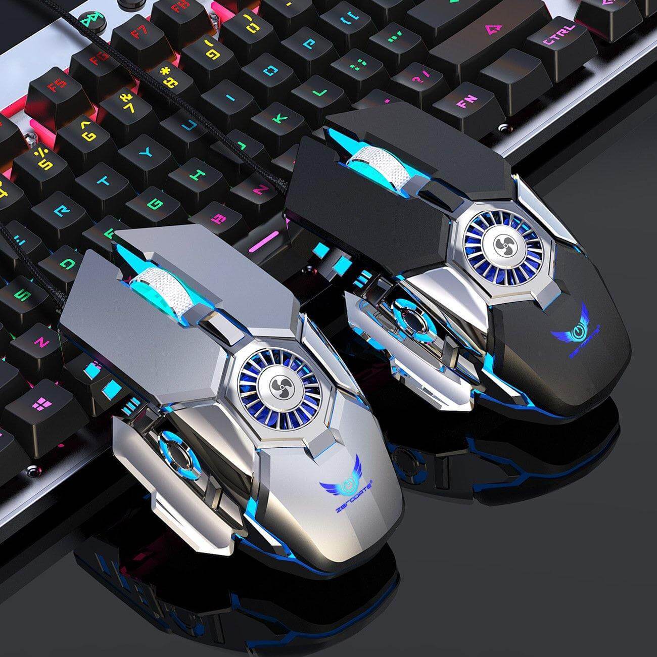 Skanto | Cooling USB Fan Gaming Mouse