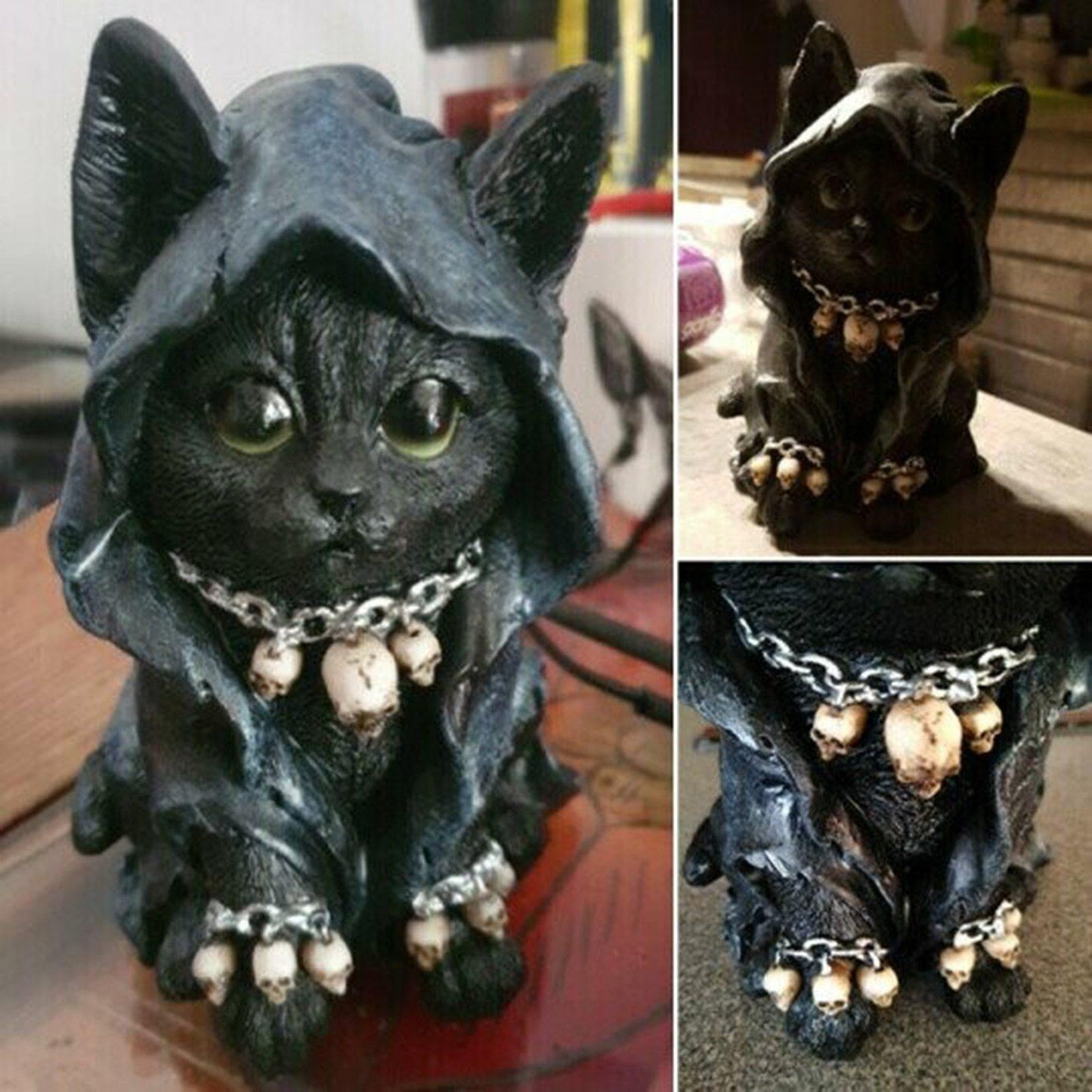 BowLift | Resin Black Cat Statue Decor