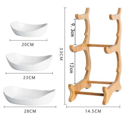 BowLift | Multi-layer Modern Fruit Snack Plate Rack
