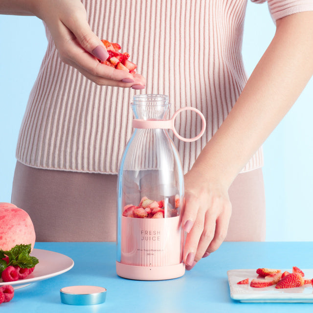 Portable Electric Fruit Juicer Blender Bottle USB Charging | Brehn