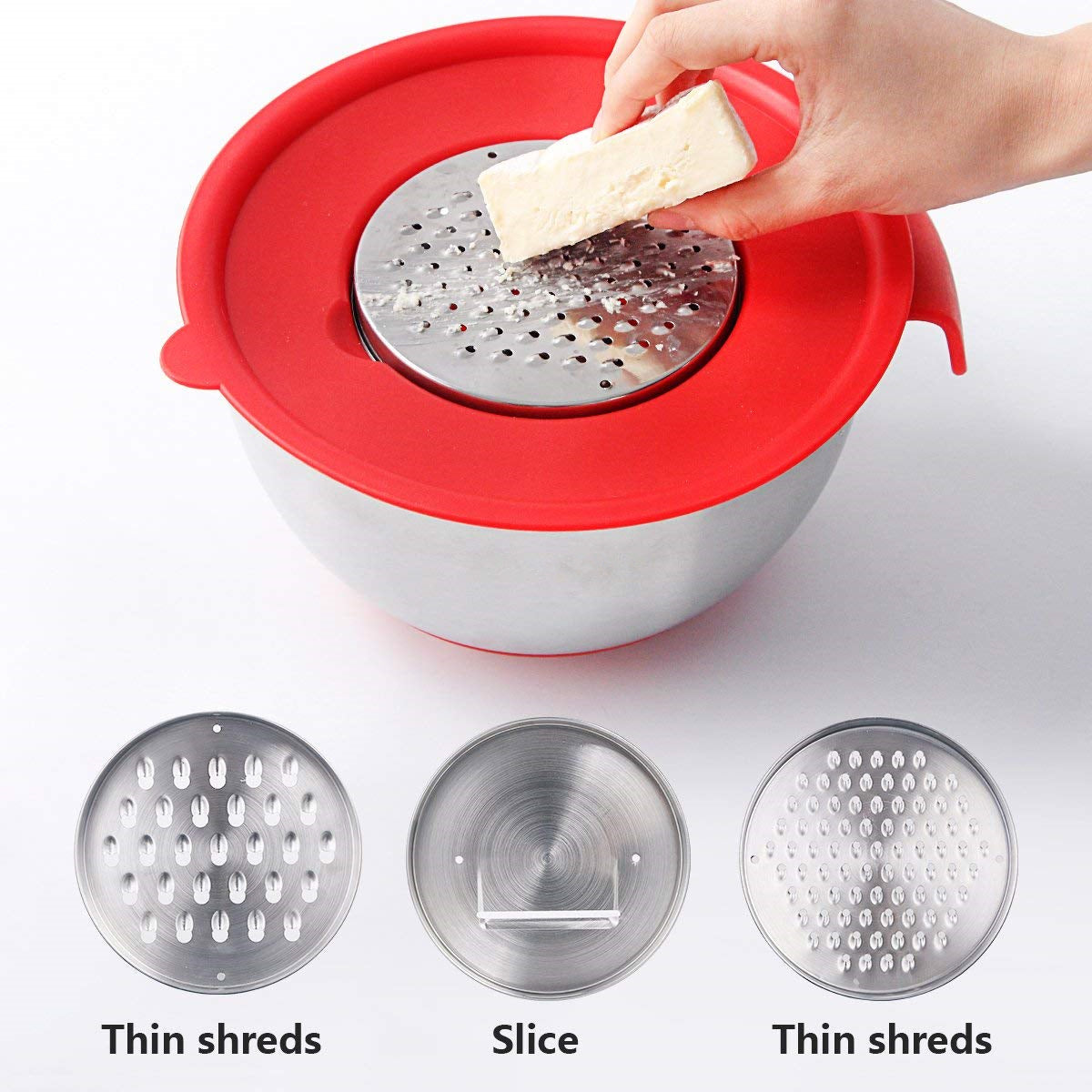BowLift | Non-Slip Multifunctional Grater Mixing Bowls