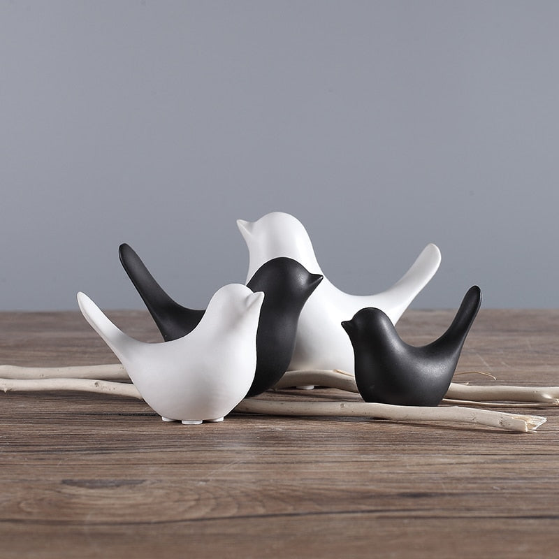 Nordic Creative Ceramic Bird Figures | Karnz
